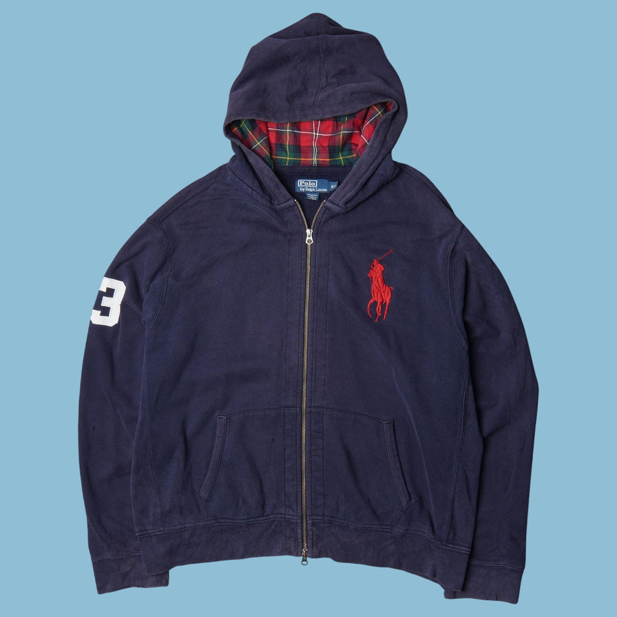 Vintage Ralph Lauren Big Pony Hoodie - 2XL