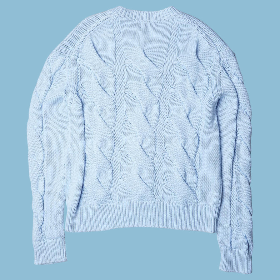 Vintage Ralph Lauren Cable Knit Pullover - M