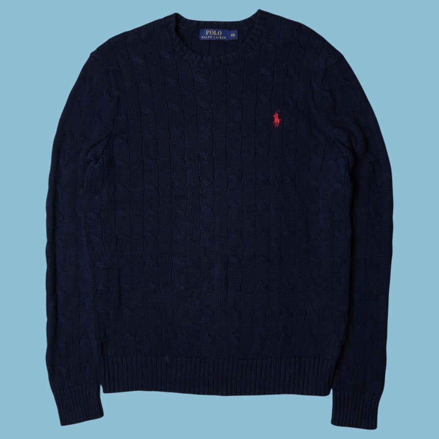 Vintage Ralph Lauren Cable Knit Pullover - XS