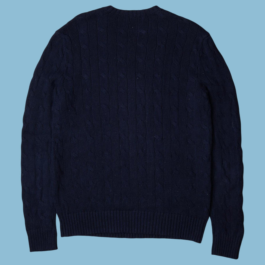 Vintage Ralph Lauren Cable Knit Pullover - XS