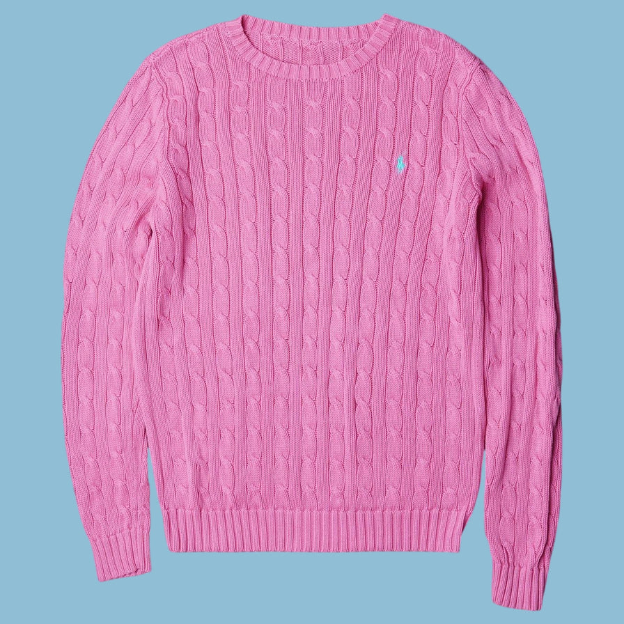 Vintage Ralph Lauren Cable Knit Sweater - S