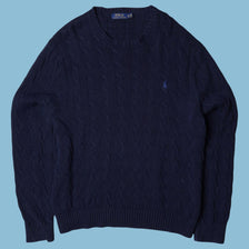 Vintage Ralph Lauren Cable Knit Sweater - XL