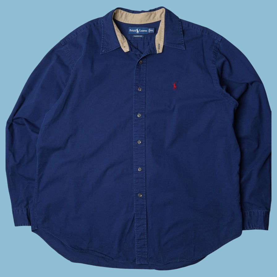 Vintage Ralph Lauren Classic Fit Hemd - 2XL