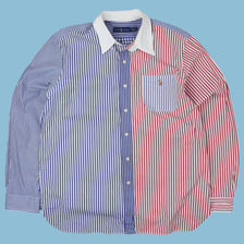 Vintage Ralph Lauren Colorblock Striped Shirt - XL