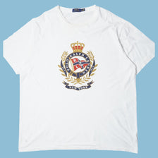 Vintage Ralph Lauren Crest Logo T-Shirt - XL