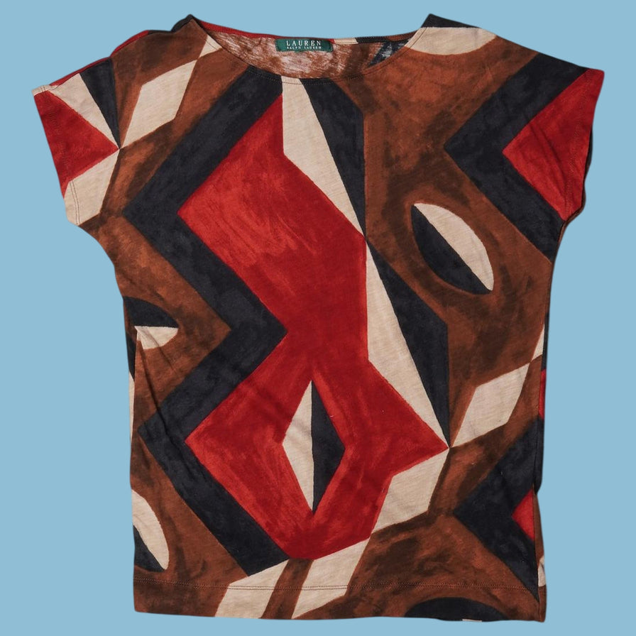 Vintage Ralph Lauren Graphic Print T-Shirt - M