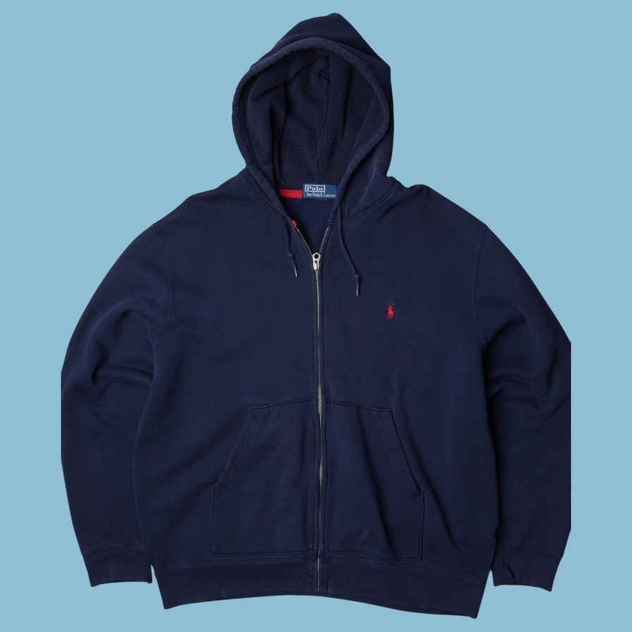 Vintage Ralph Lauren Zip Hoodie - L