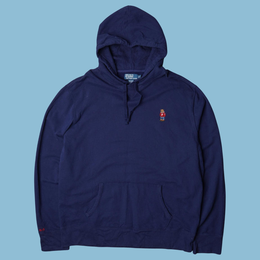 Vintage Ralph Lauren Polo Bear Hoodie - 2XL