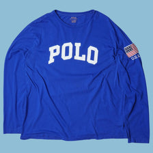 Polo à manches longues Ralph Lauren Vintage USA - L