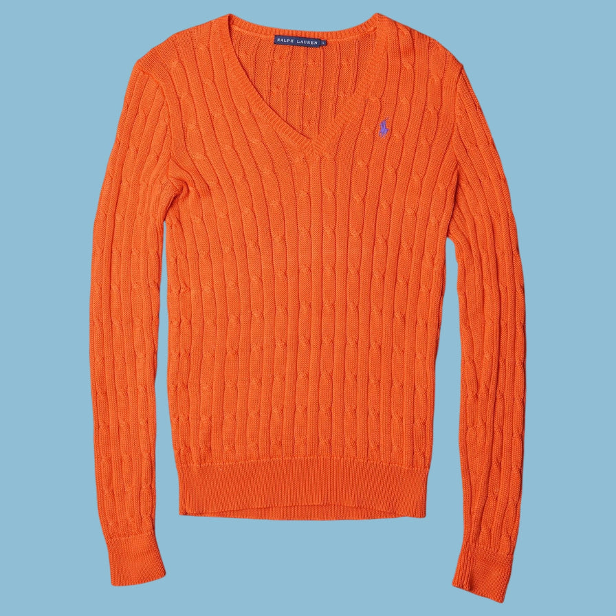 Vintage Ralph Lauren ZopfmusterPullover - L