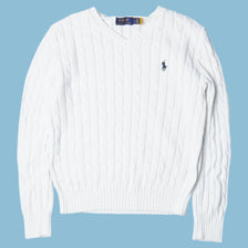Vintage Ralph Lauren Zopfmuster Pullover - XS