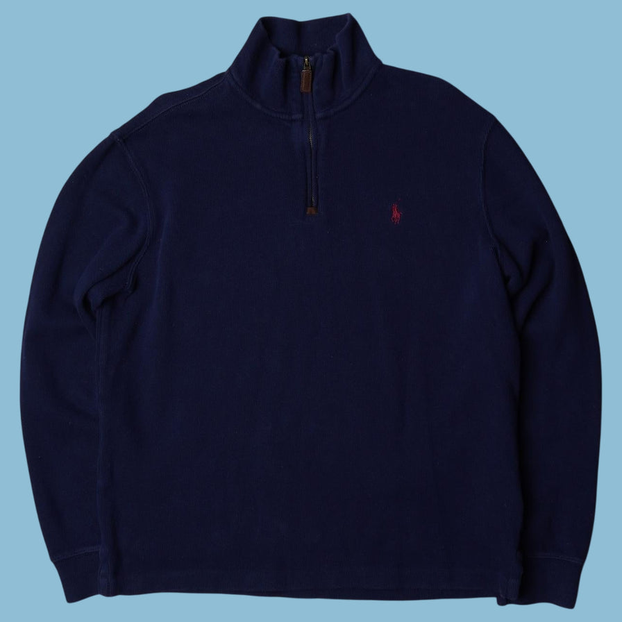 Pull Vintage Ralph Lauren à Col Zippé - M