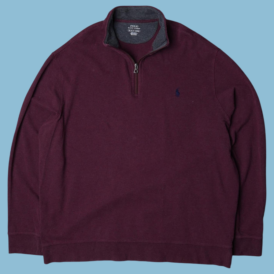 Vintage Ralph Lauren Quarter-Zip Sweater - XL