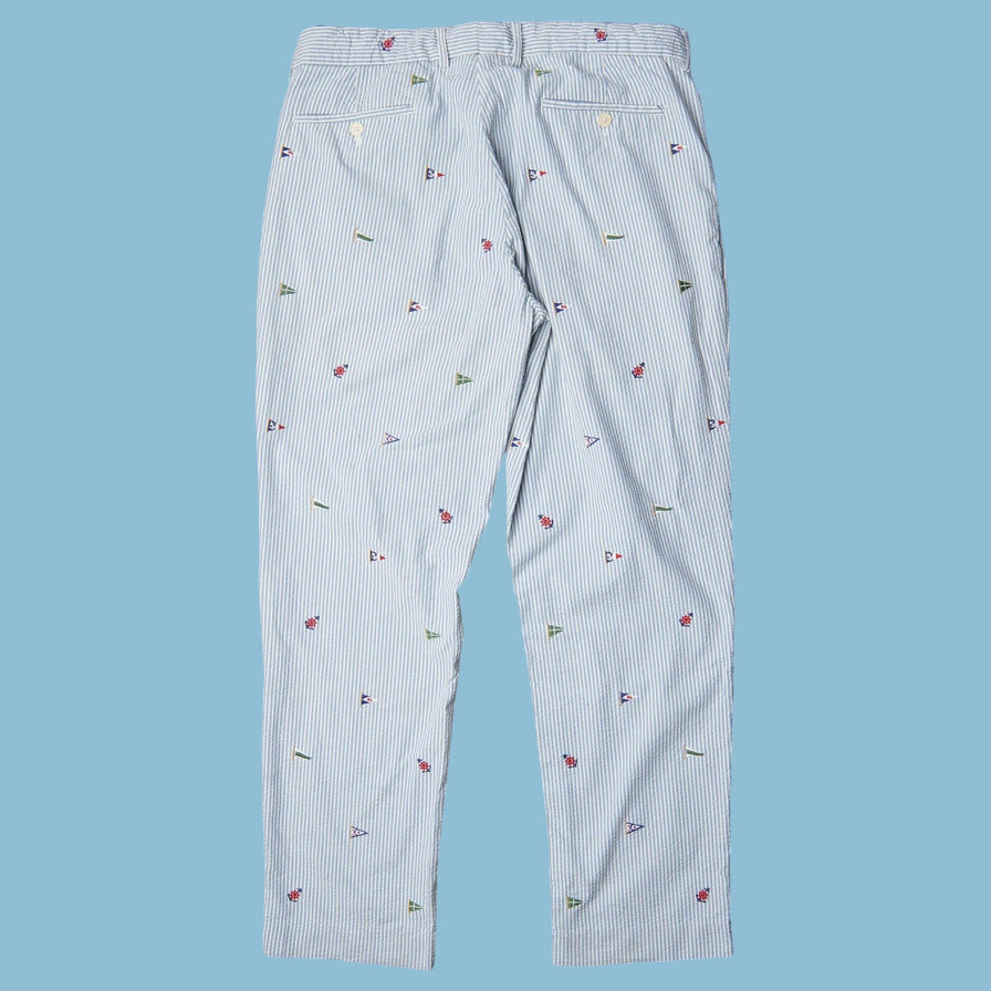 Vintage Ralph Lauren Seersucker Hose - L