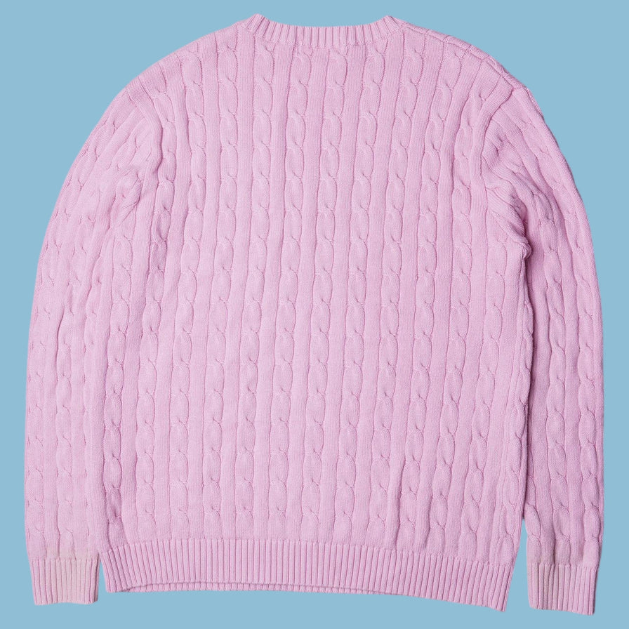 Vintage Ralph Lauren Zopfmuster Pullover - S