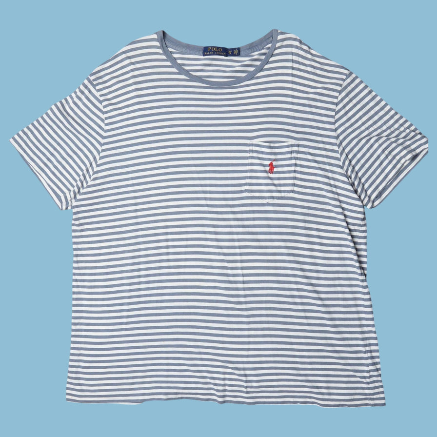 Vintage Ralph Lauren Striped T-Shirt - XL