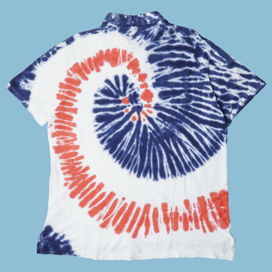 Vintage Ralph Lauren Team USA Tie-Dye Polo - L
