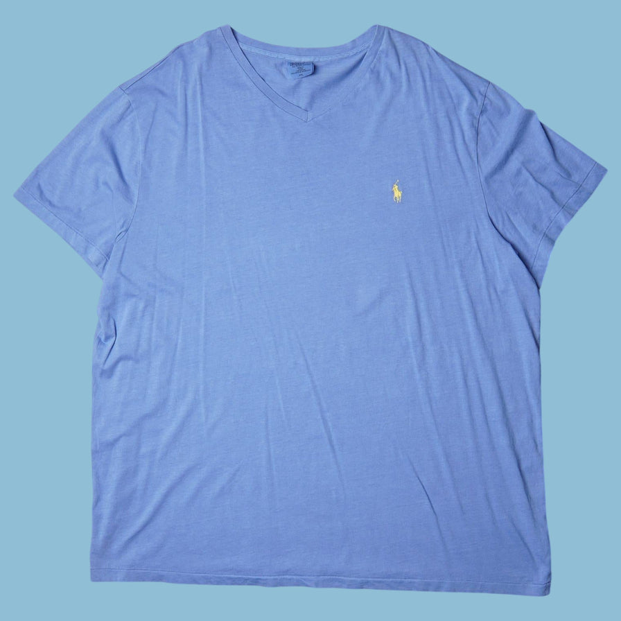 Vintage Ralph Lauren V-Neck T-Shirt - 2XL