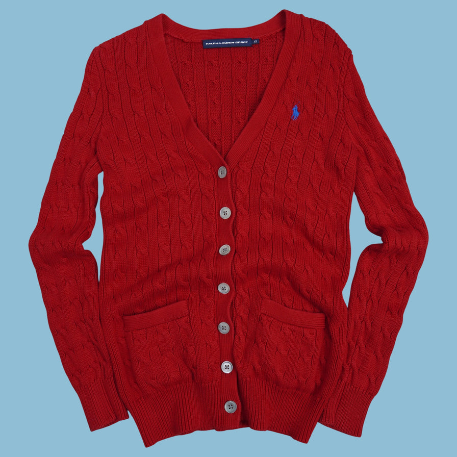 Vintage Ralph Lauren Zopfmuster Strickpullover - XS - NFF Vintage