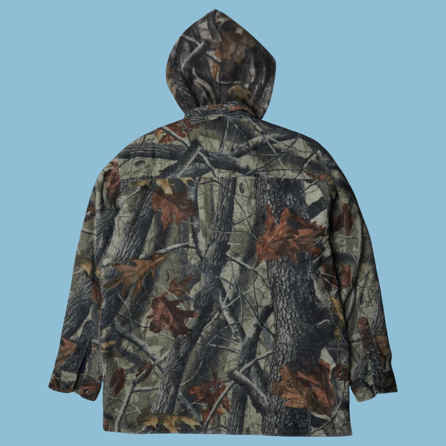 Vintage Realtree Camouflage Fleecejacke - L