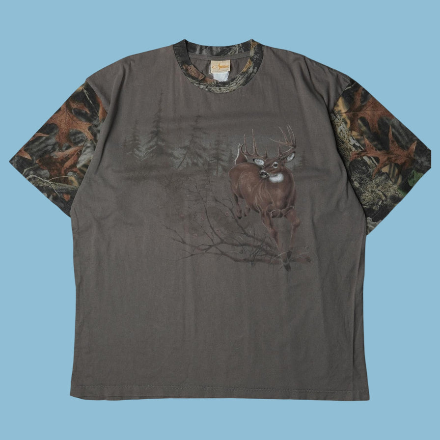 T-shirt vintage Realtree motif cerf - XL