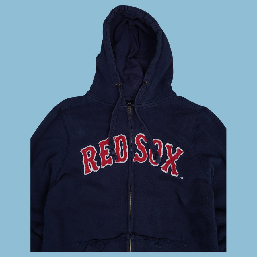 Vintage Boston Red Sox Zip Hoodie - M - NFF Vintage