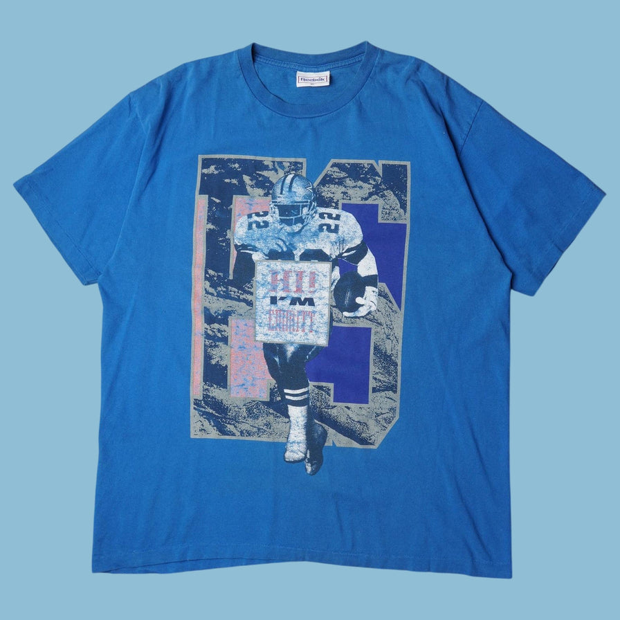 Vintage Reebok 90s Emmitt Smith #22 Dallas Cowboys T-Shirt - XL