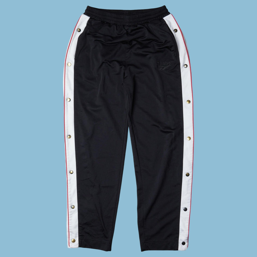 Vintage Reebok 90s Snap Button Track Pants Hose - M