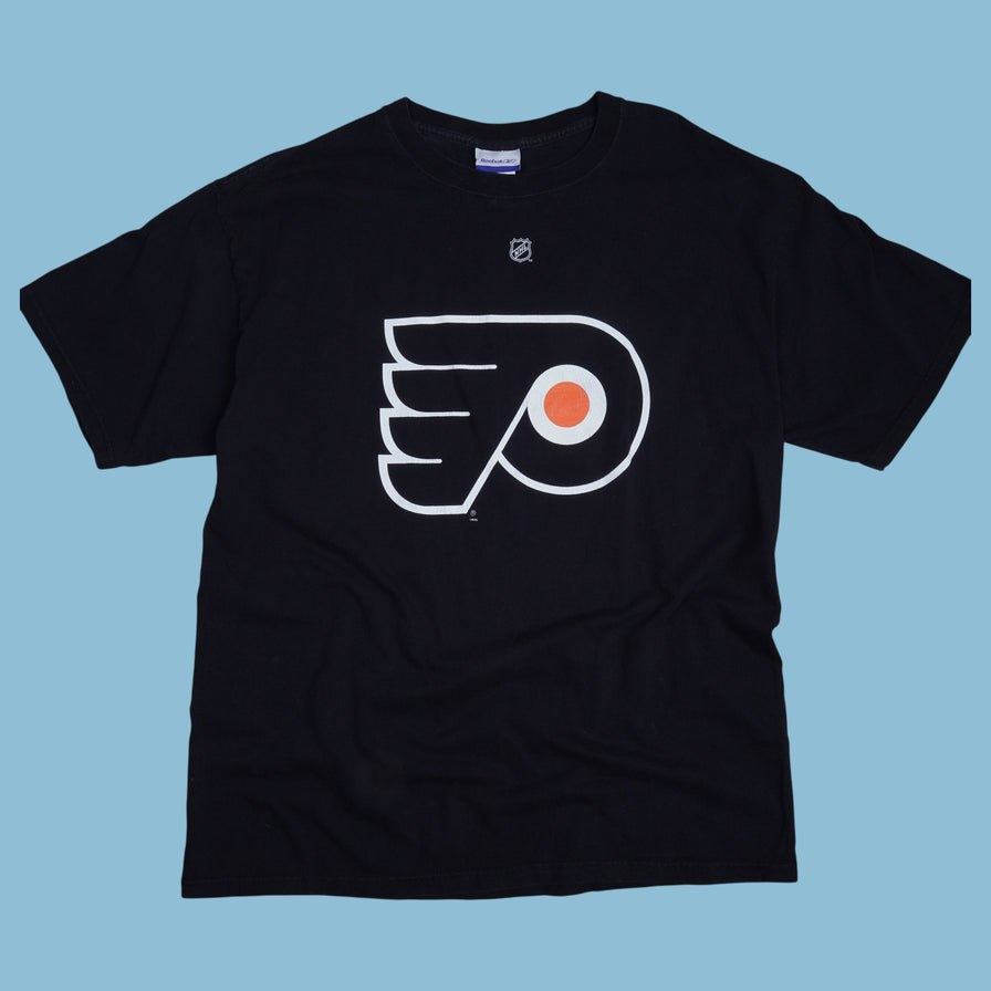 Vintage Reebok NHL Philadelphia Flyers Richards 18 T-Shirt - L - NFF Vintage