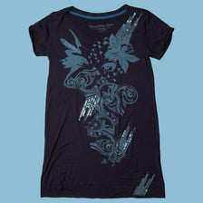 Vintage Replay Y2K Hummingbird Graphic T-Shirt - L