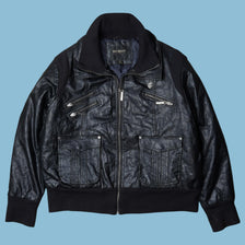 Vintage Roca Wear 2000s Leather Jacket - M