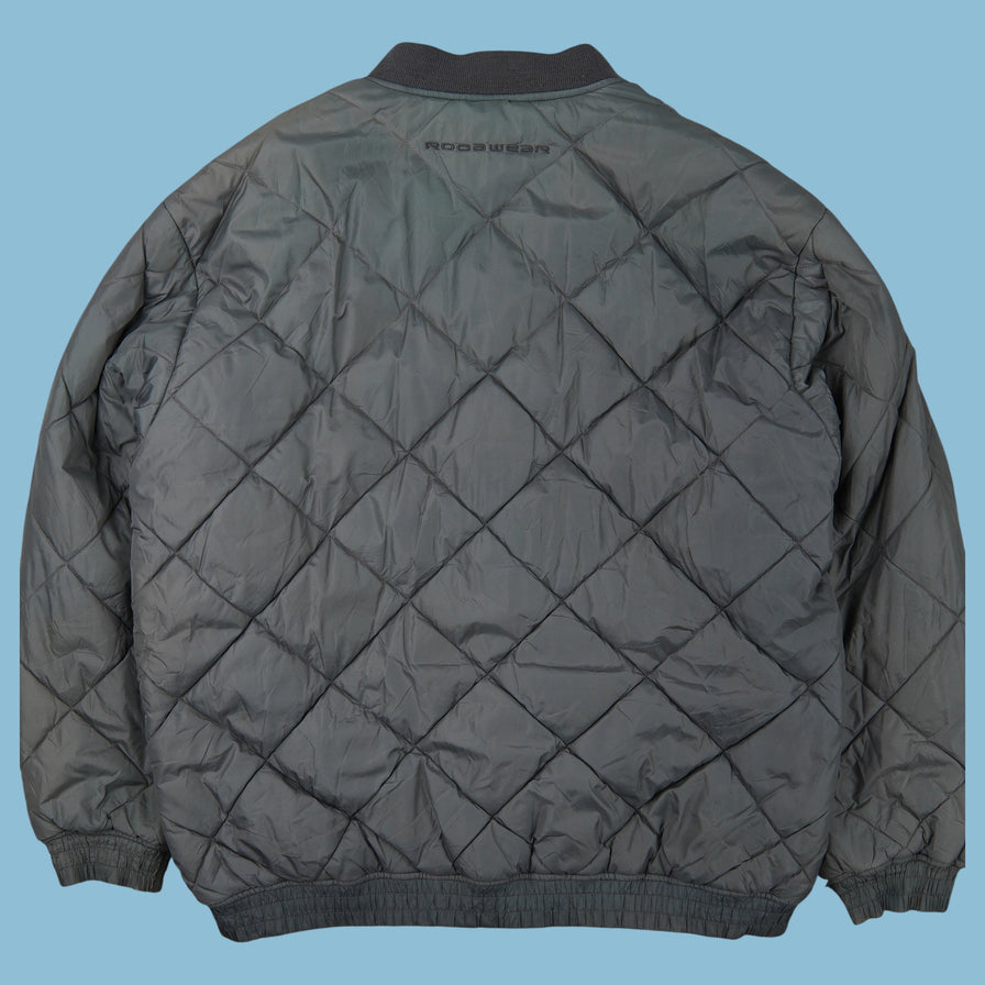 Vintage Y2K Roca Wear Puffer Bomberjacke - 2XL