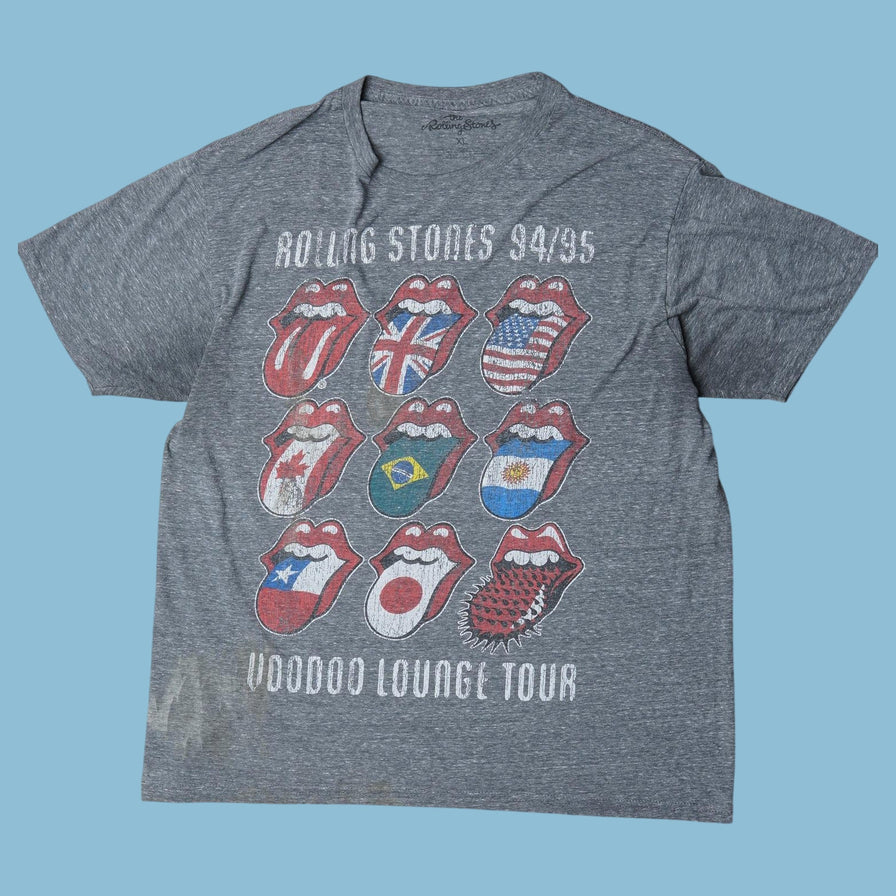 Vintage Rolling Stones 90s Voodoo Lounge Tour T-Shirt - XL
