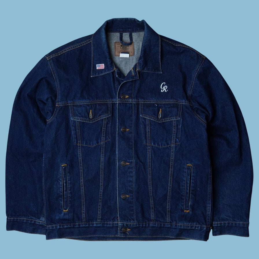 Vintage Route 66 Jeansjacke - L