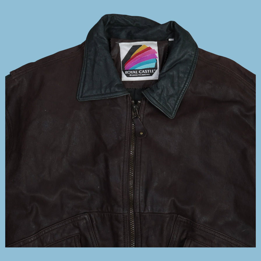 Vintage Royale Castle Lederjacke - XL - NFF Vintage