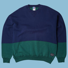 Vintage Russell Athletic 90s Colorblock Sweater - XL