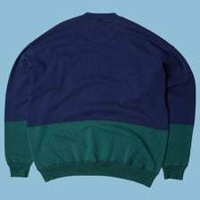 Vintage Russell Athletic 90s Colorblock Sweater - XL
