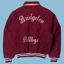 Vintage Russell Athletic 90s Corduroy Varsity Jacke - L