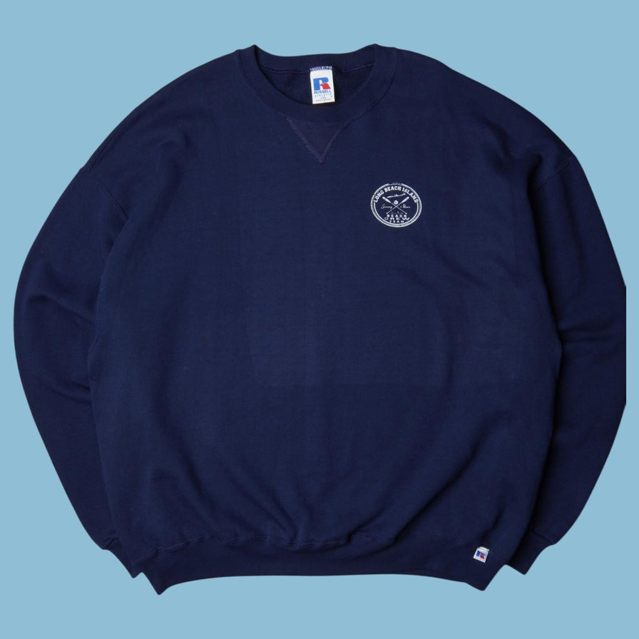 Vintage Russell Athletic 90s Long Beach Island Sweater - 2XL