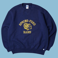 Vintage Russell Athletic 90s Spring-Ford Rams Sweater - S