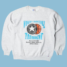 Vintage Russell Athletic 90s Women's Basketball Tournament Sweater - XL