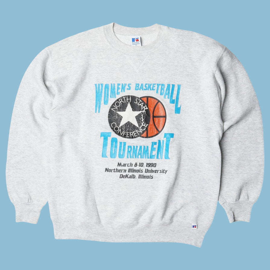 Vintage Russell Athletic 90s Women's Basketball Tournament Sweater - XL