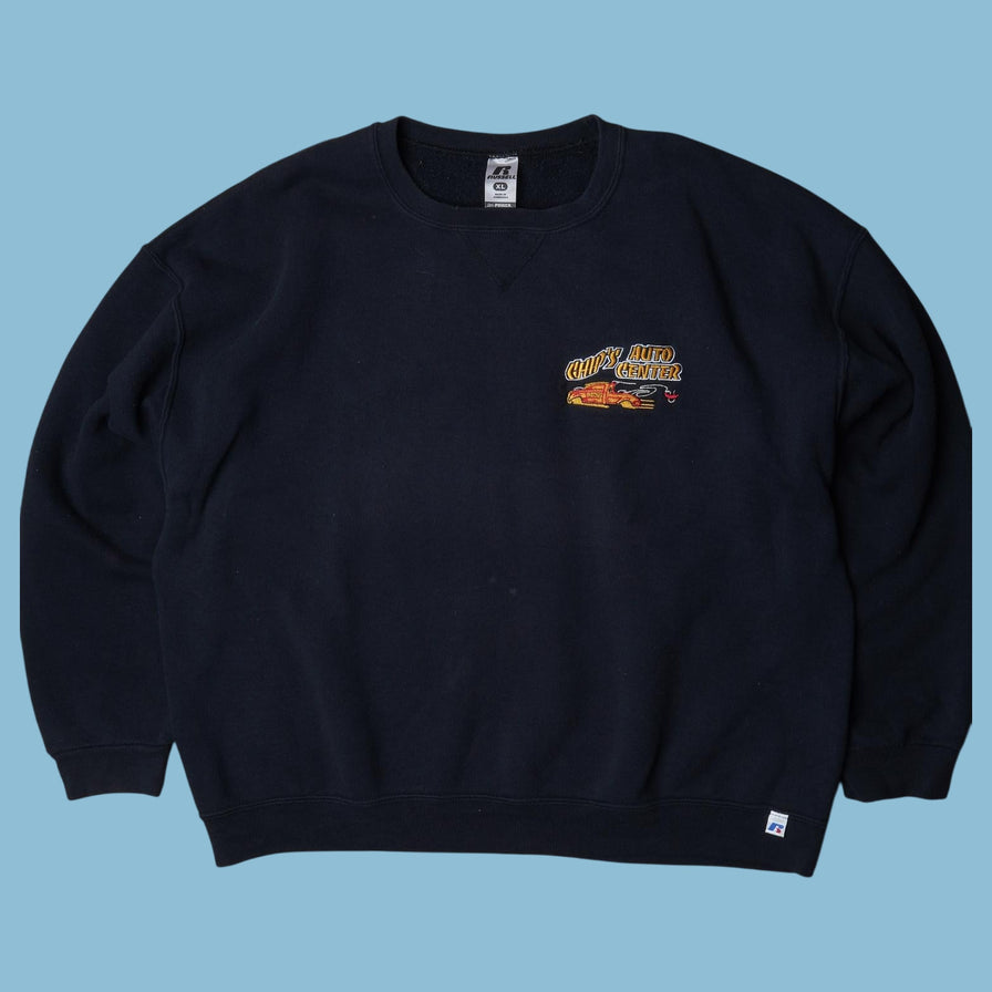 Vintage Russell Athletic Chip's Auto Center Sweater - XL