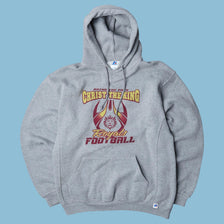 Vintage Russell Athletic Christ The King Royals Football Hoodie - L