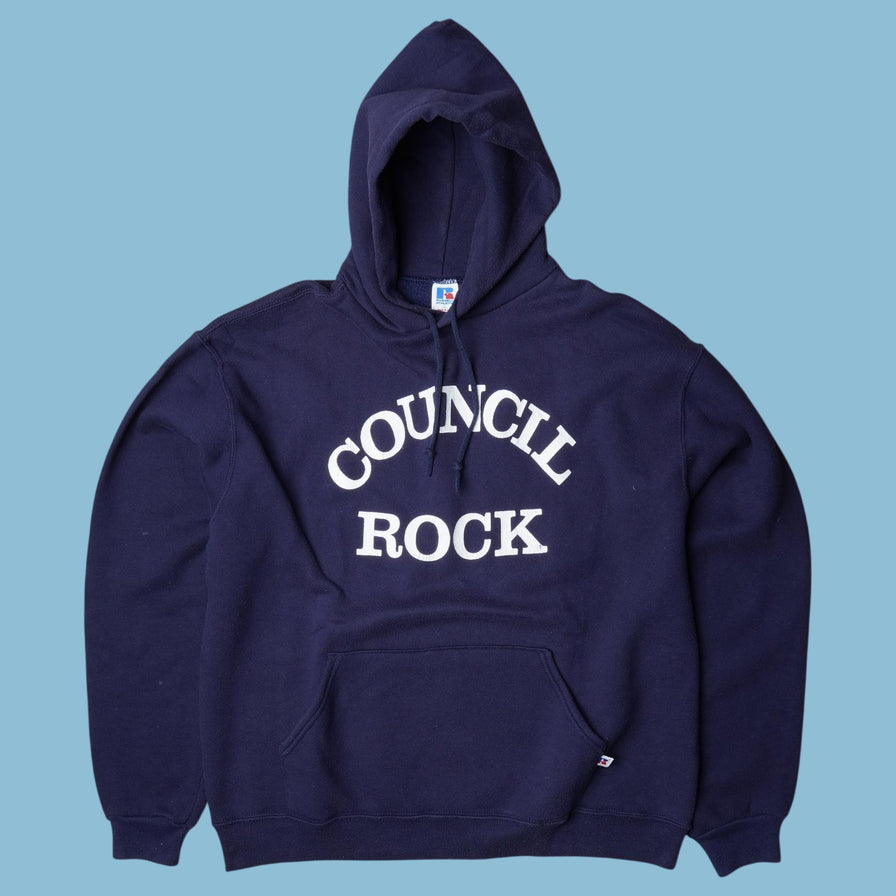Vintage Russell Athletic Council Rock Hoodie - L