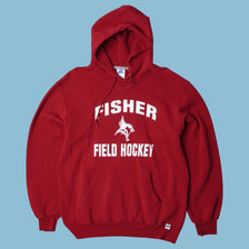 Vintage Russell Athletic Fisher Field Hockey Hoodie - L