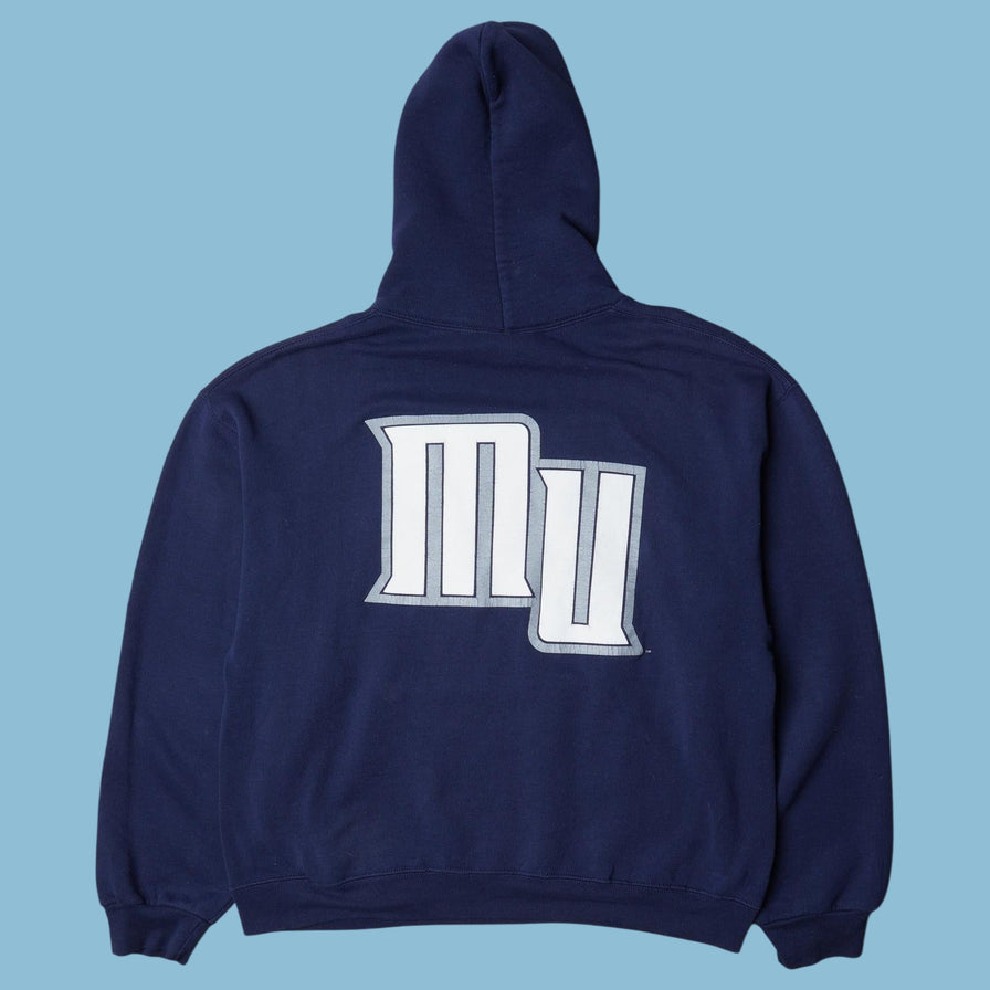 Vintage Russell Athletic Monmouth University Hoodie - L