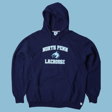 Vintage Russell Athletic North Penn Lacrosse Hoodie - XL