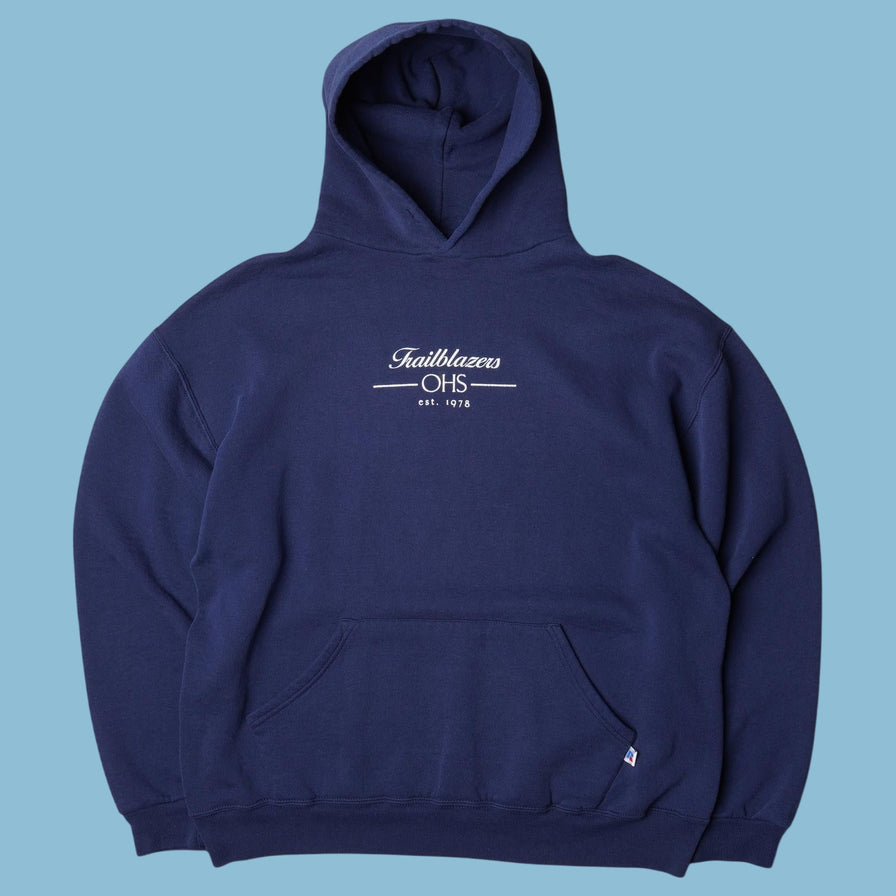 Vintage Russell Athletic Trailblazers OHS Hoodie - L