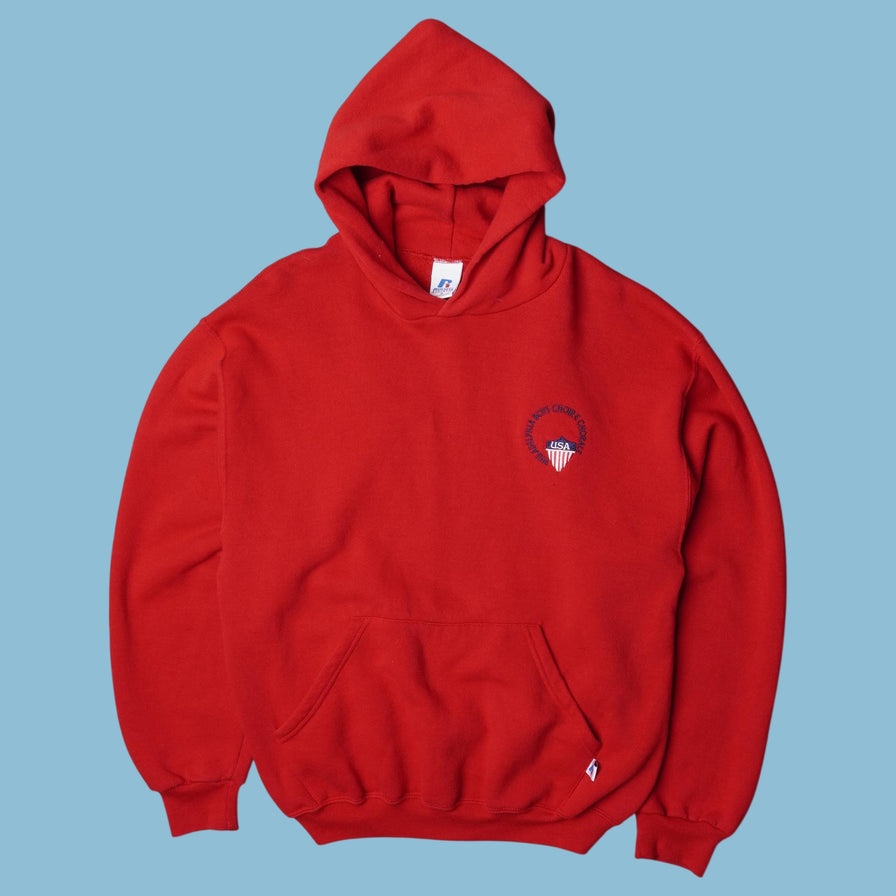 Vintage Russell Athletic USA Boys Choir Hoodie - M